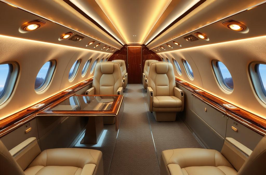Boeing BBJ interior