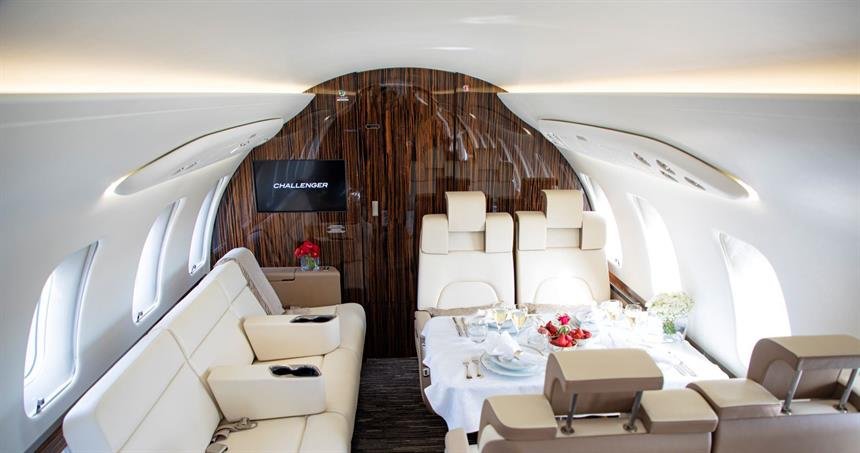 Challenger 650 interior