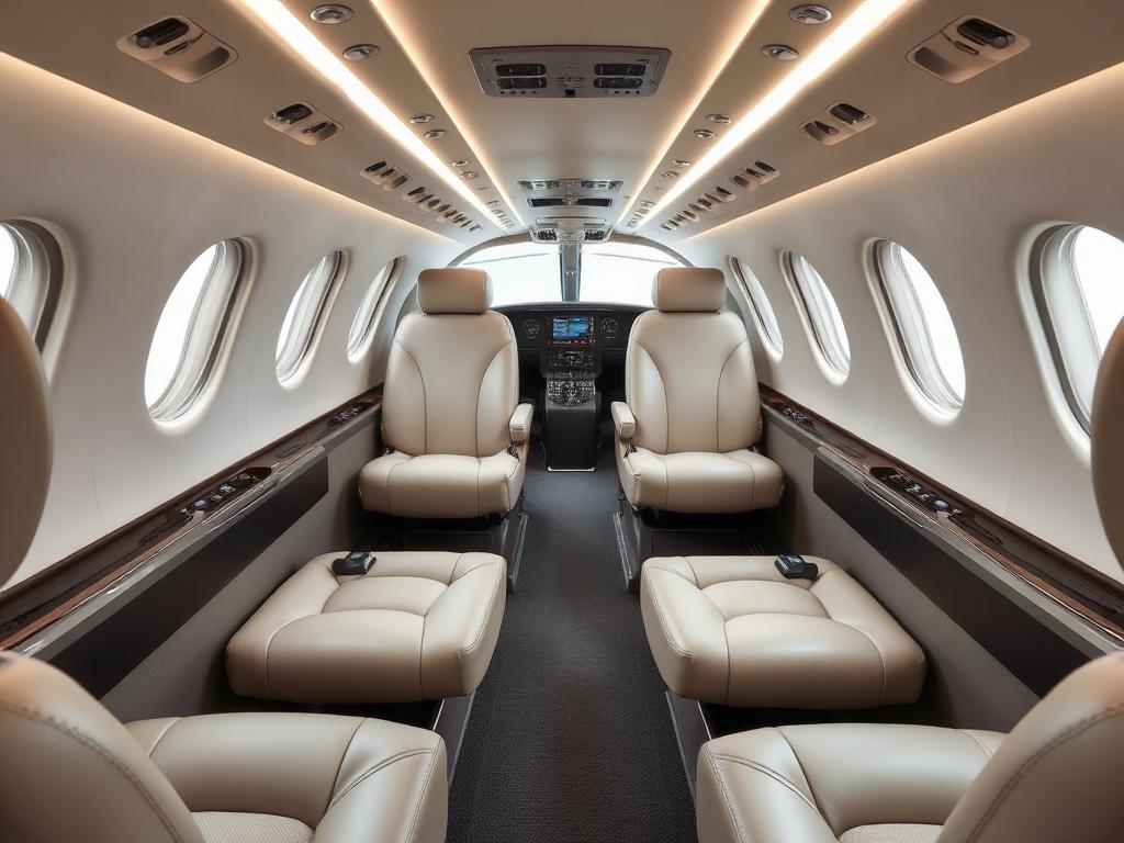 Light private jet