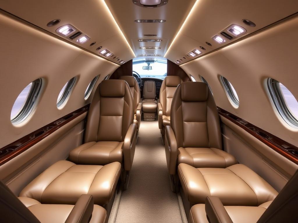 Citation Sovereign+ interior