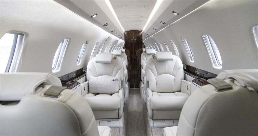 Citation X interior