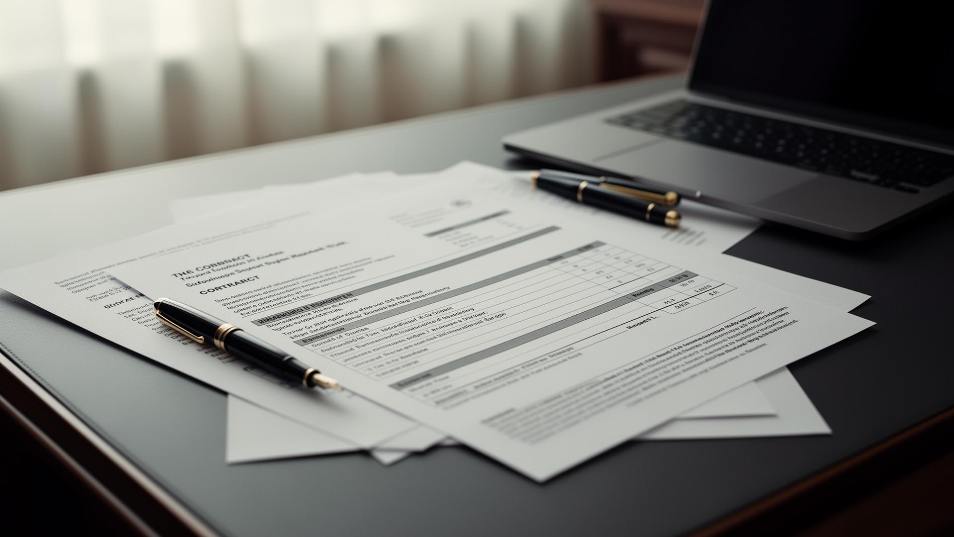 Automated charter contracts and invoices