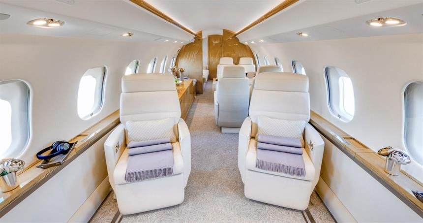 Global 6000 interior