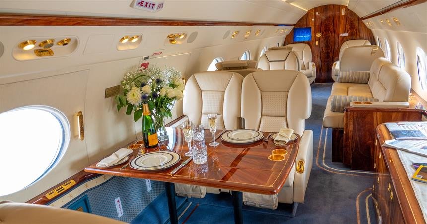 Gulfstream G450 interior
