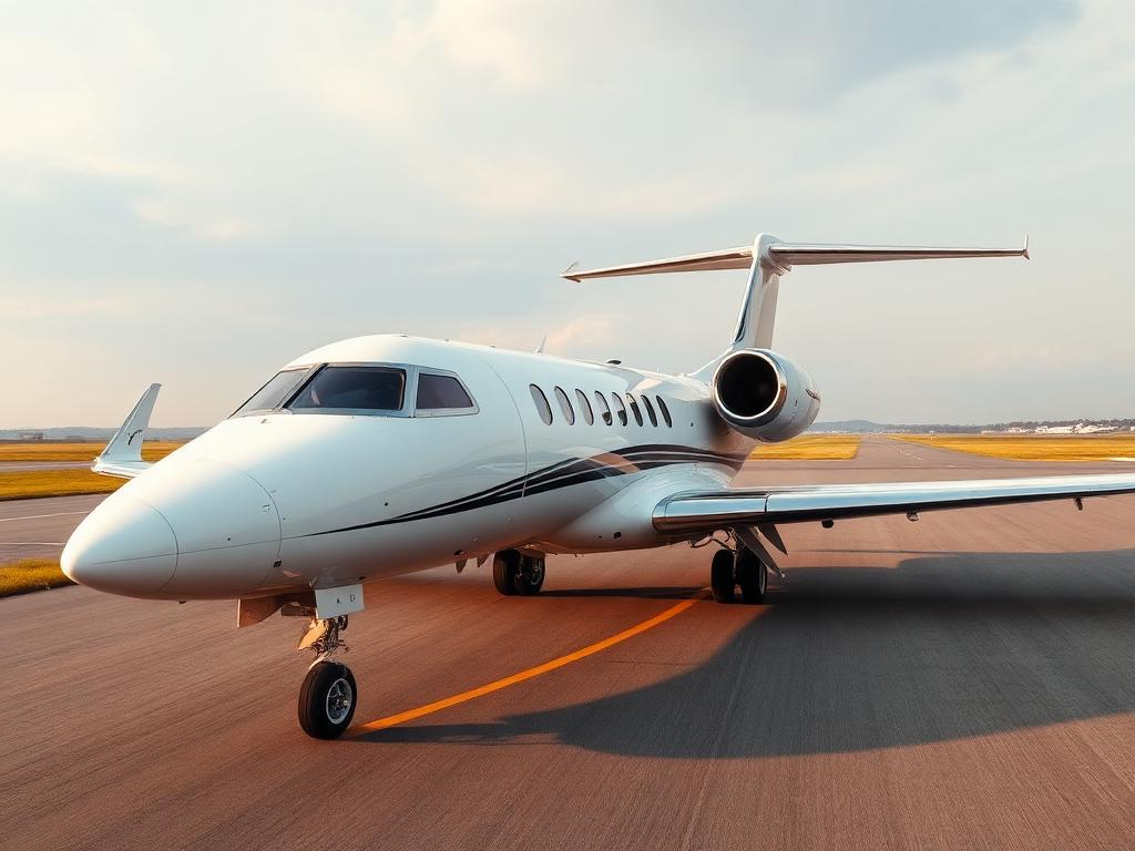 Midsize private jet