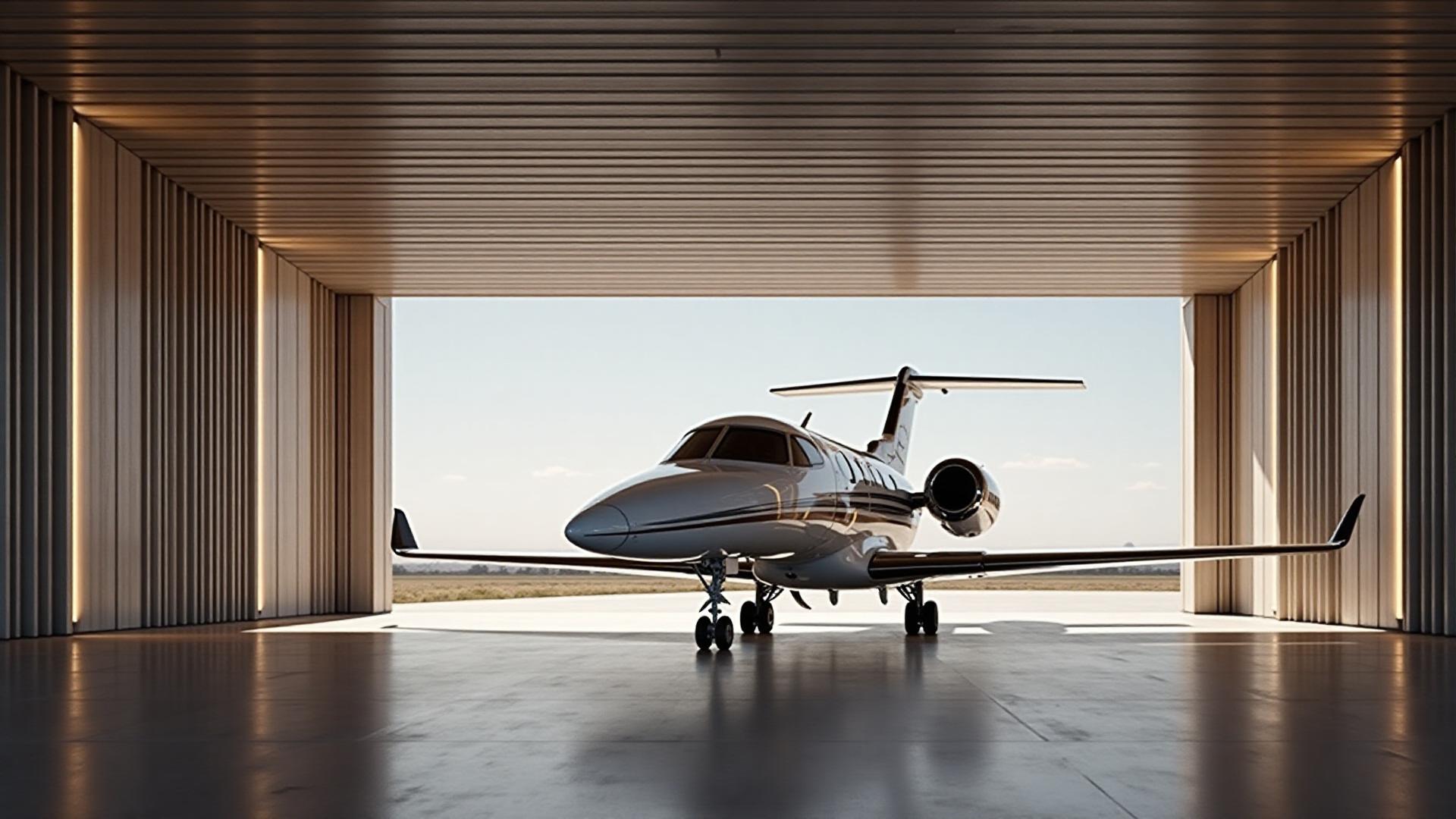 Fractional private jet ownership — premium aircraft on the tarmac