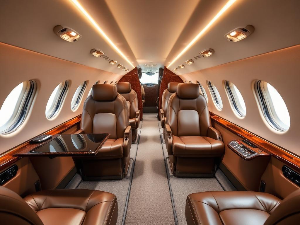 Learjet 40XR interior