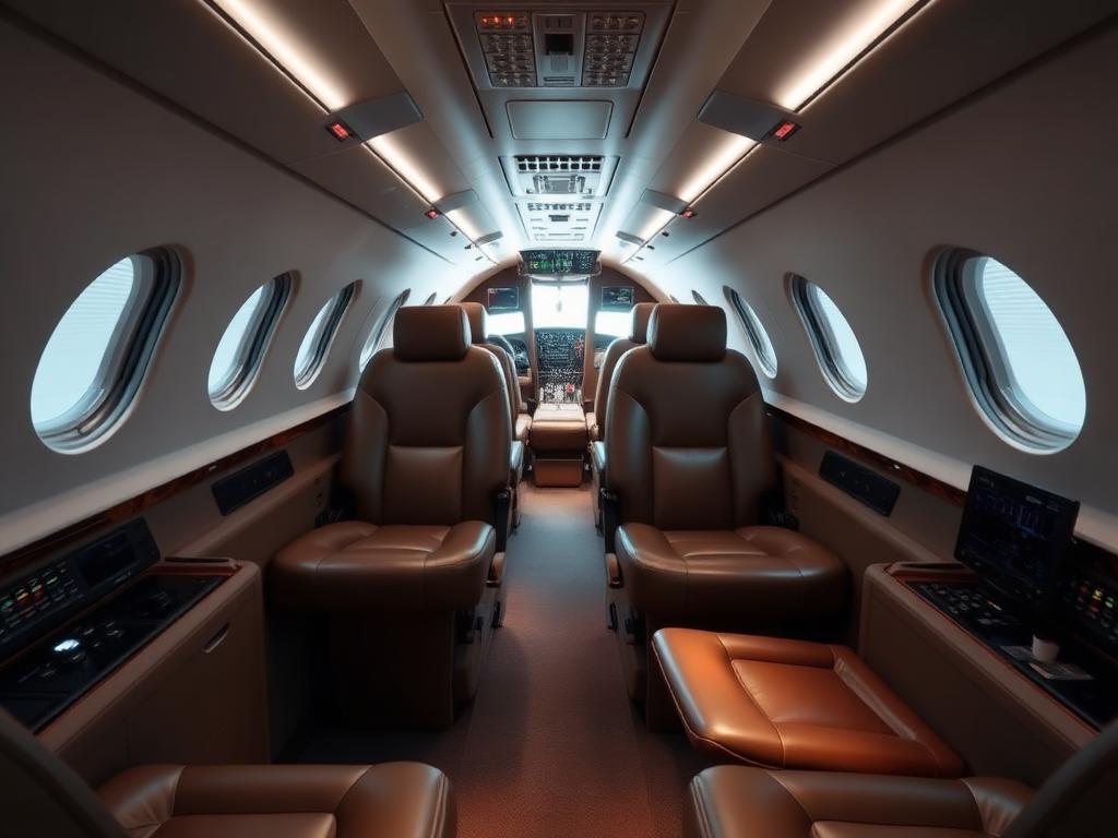 Learjet 45XR interior