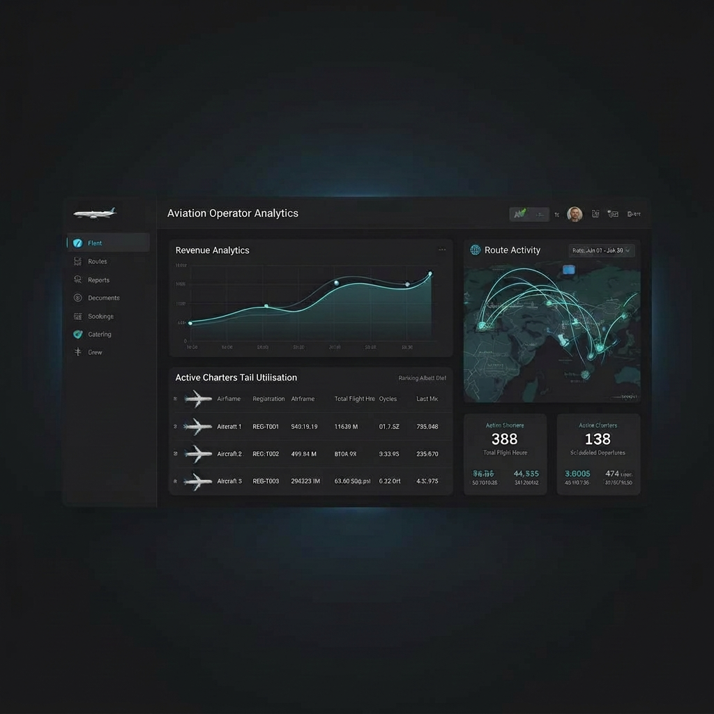 Lineaum operator fleet analytics dashboard