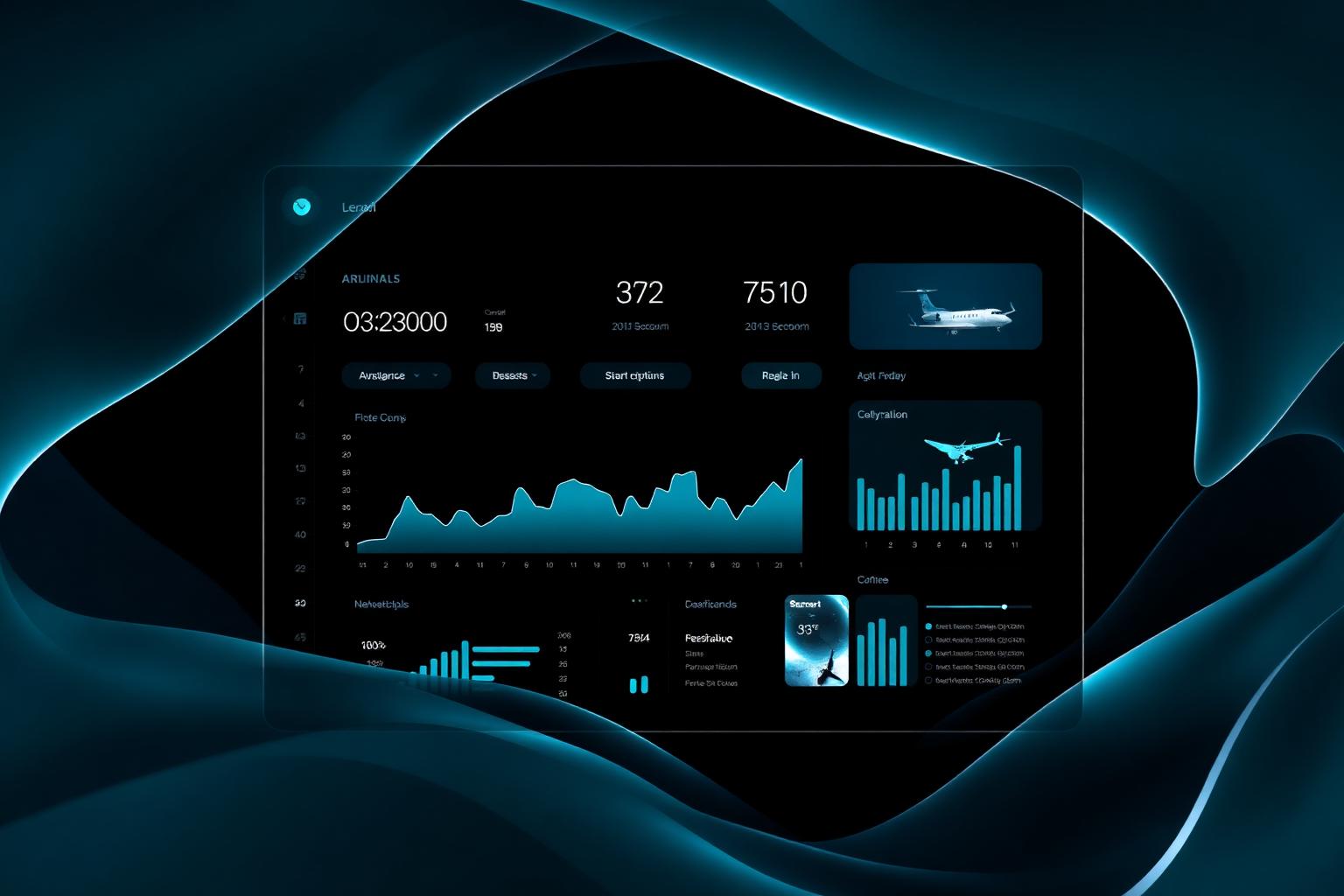 Business aviation platform Lineaum OS dashboard