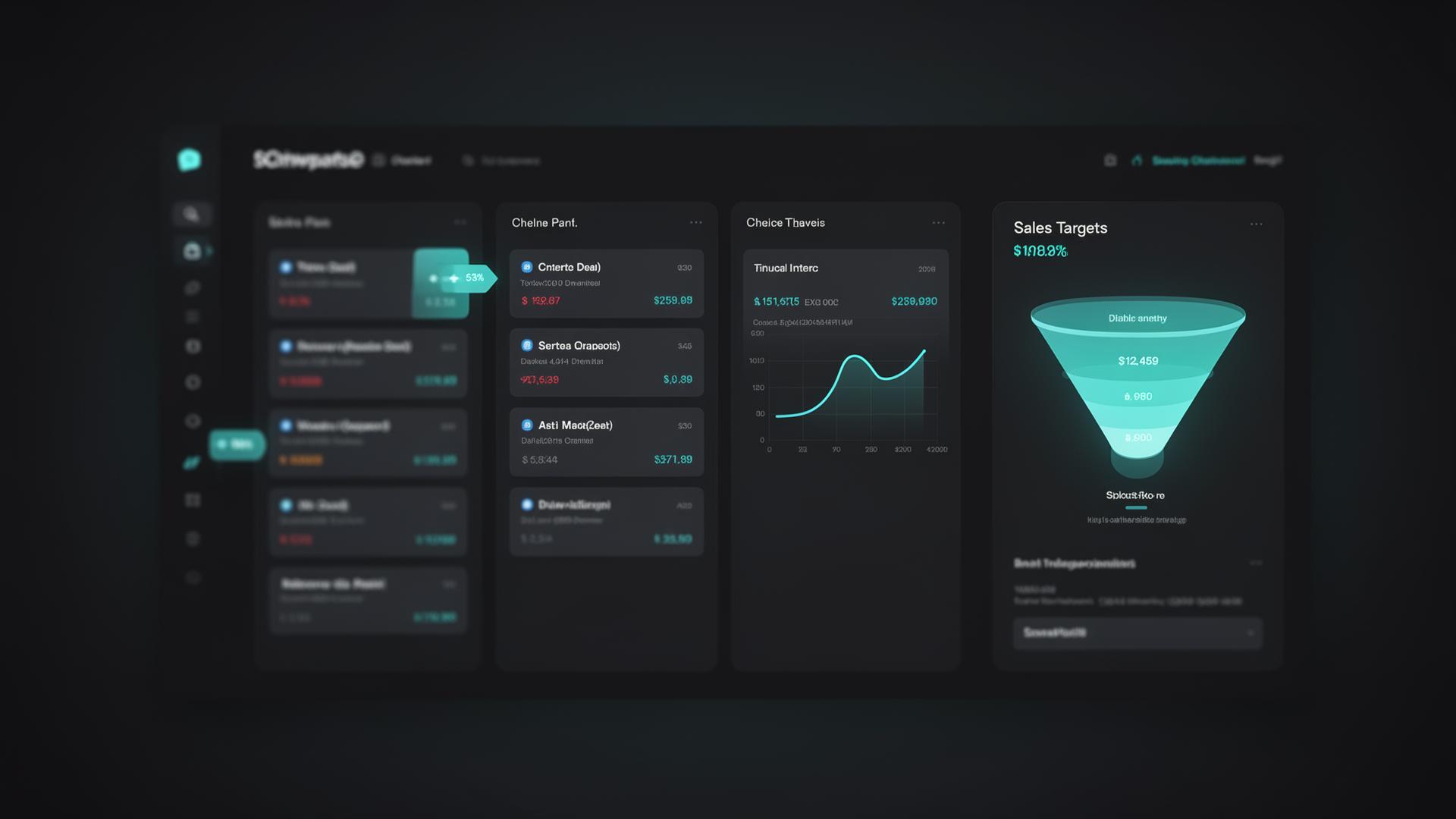 Charter sales software Lineaum OS dashboard