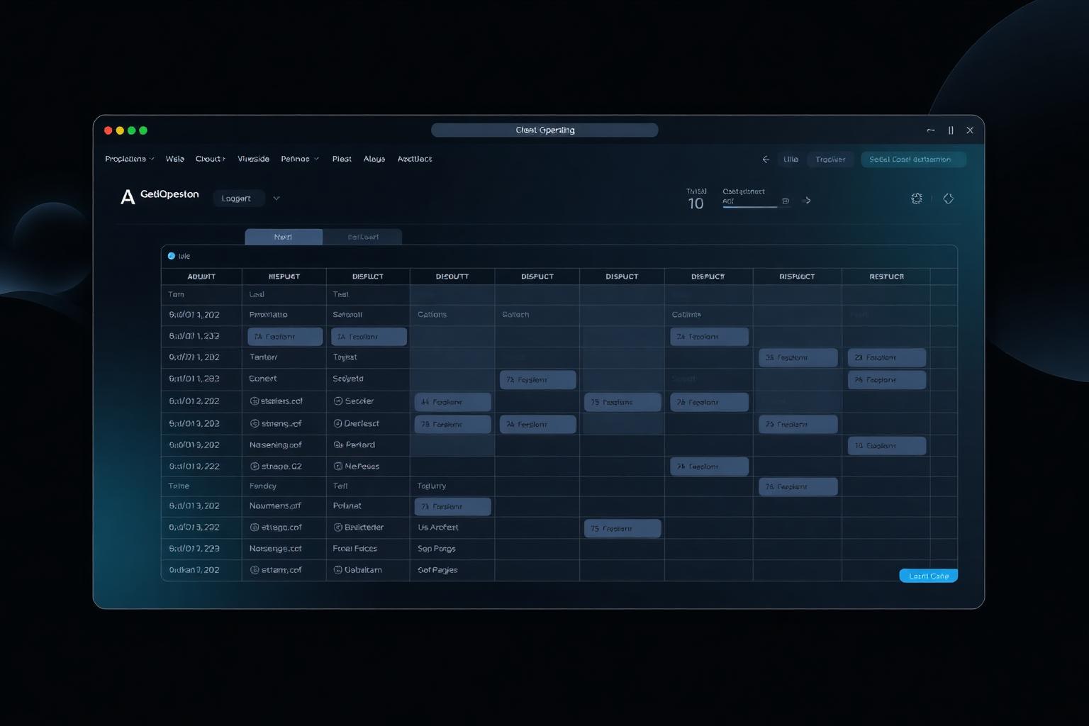 Operator platform Lineaum OS dashboard