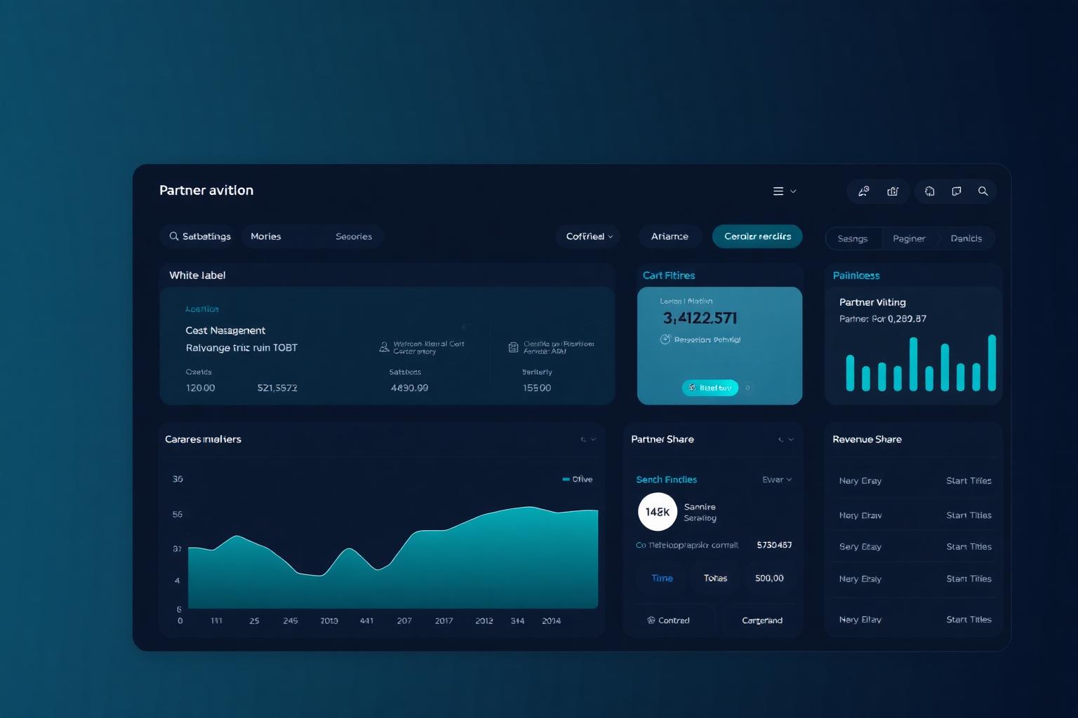Partner aviation platform — Lineaum OS dashboard